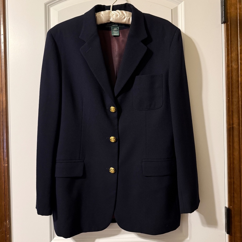 Ralph Lauren Blazer Navy 12P